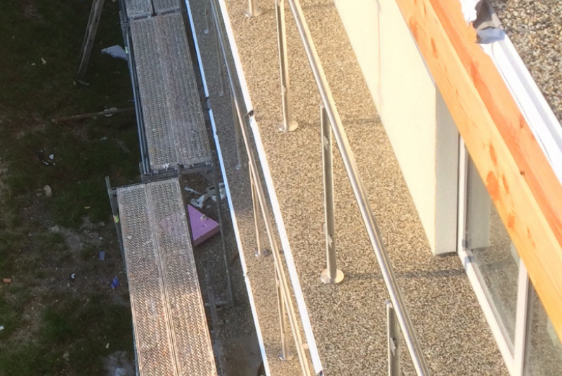 Realizácia kamienkových povrchov balkóny 1000 m2- Starý Smokovec - Madeira 2-4 mm